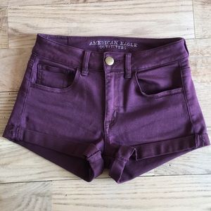 American Eagle outfitters hi-rise shortie size 2